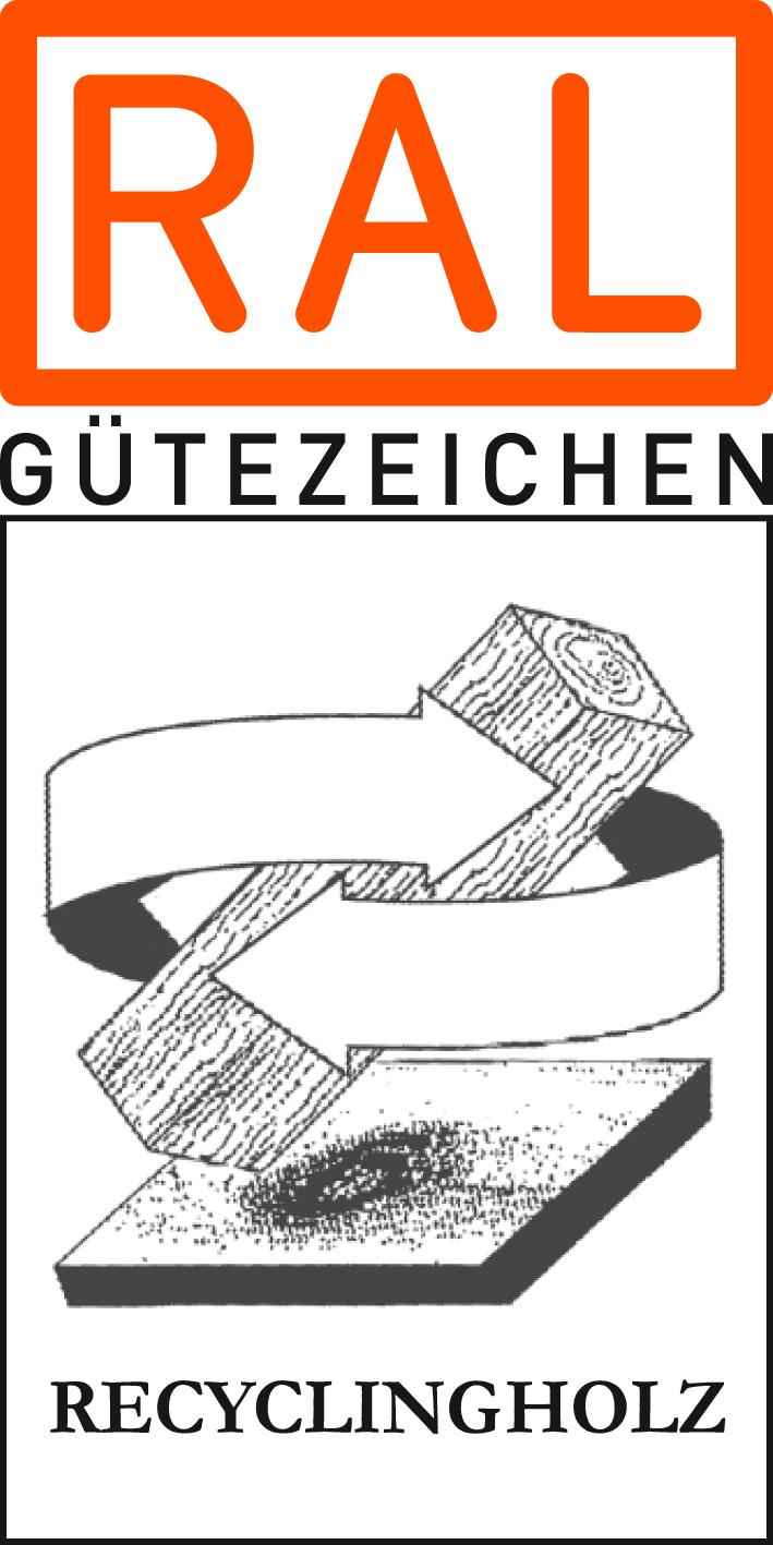 Logo Gütezeichen Recyclingholz