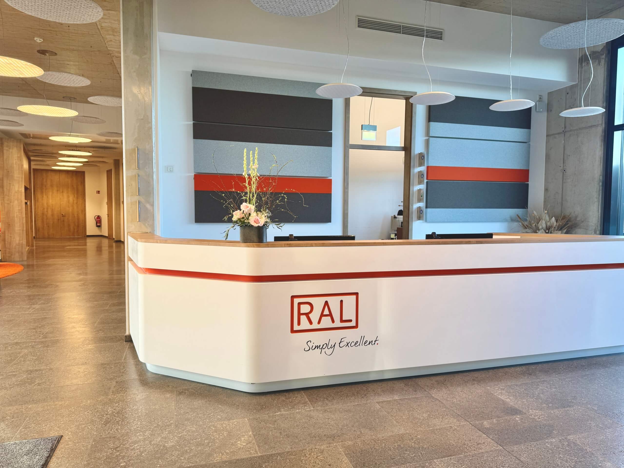 RAL reception desk in Bonn