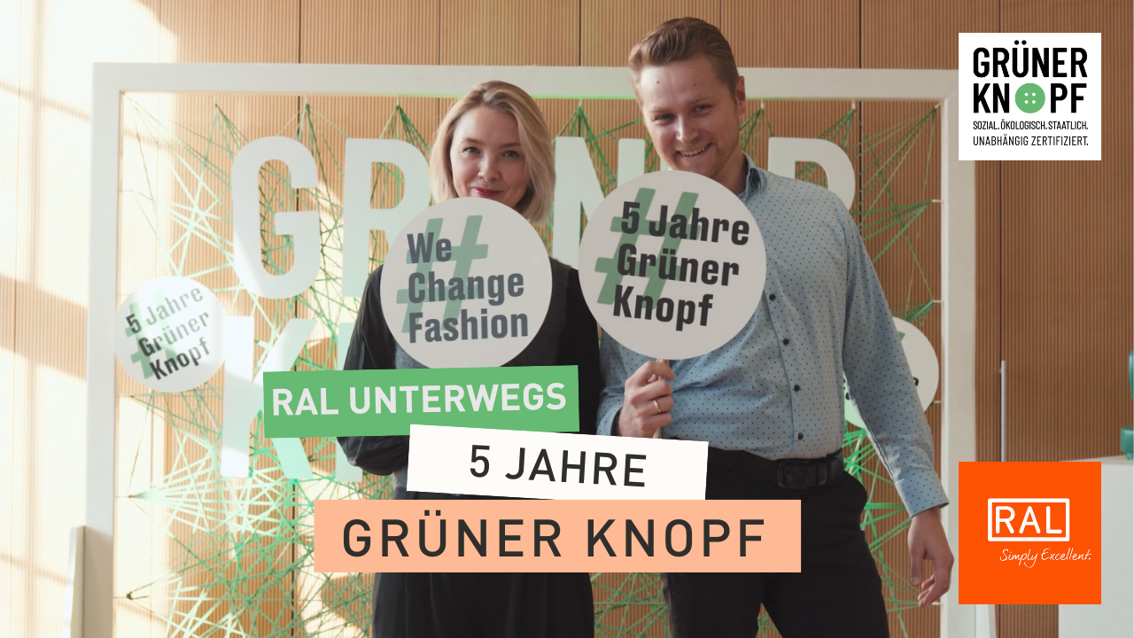 Video-Vorschaubild zu RAL unterwegs beim 5 jährigen Jubiläum vom Grünen Knopf in Berlin