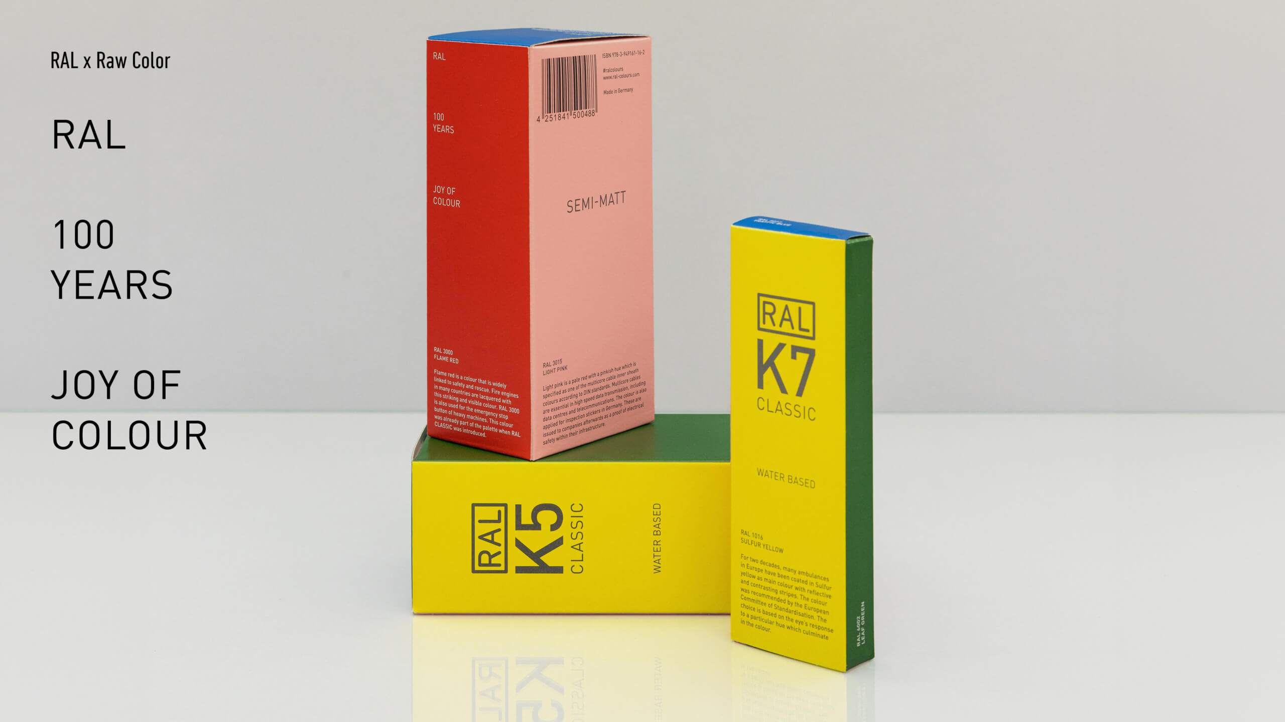 RAL FARBEN Farbfächer im Jubiläumsdesign