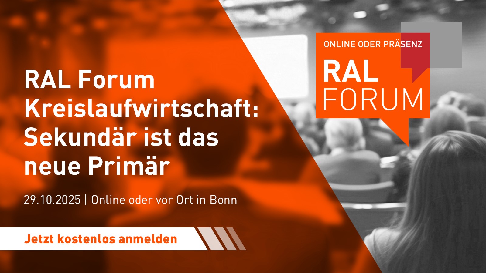 Hinweis auf Veranstaltung RAL Forum 2025