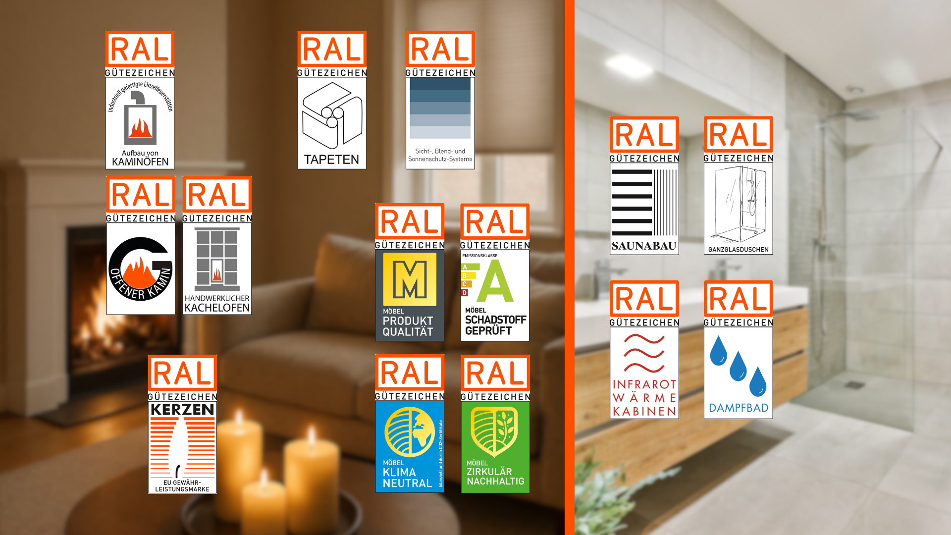 RAL Gütezeichen im Bereich Inneneinrichtung und Innenausstattung