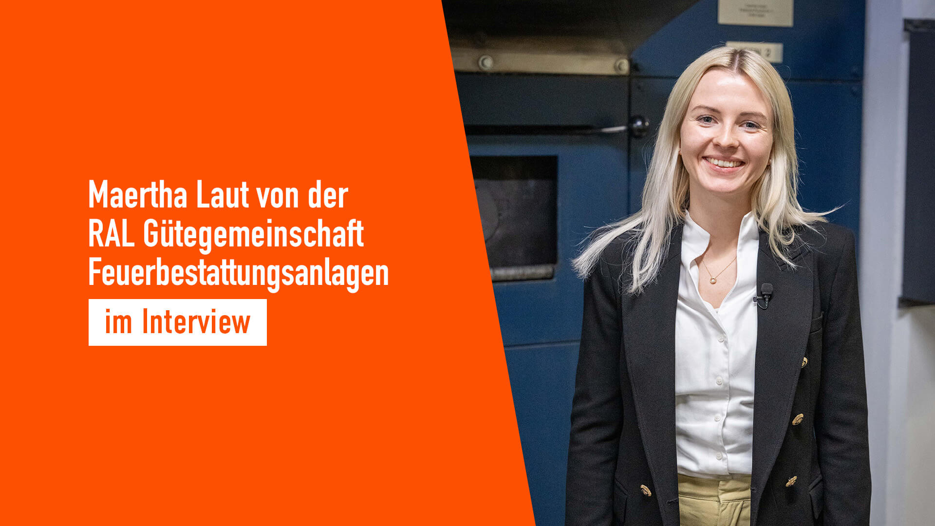 Maertha Laut von der RAL Gütegemeinschaft Feuerbestattungsanlagen