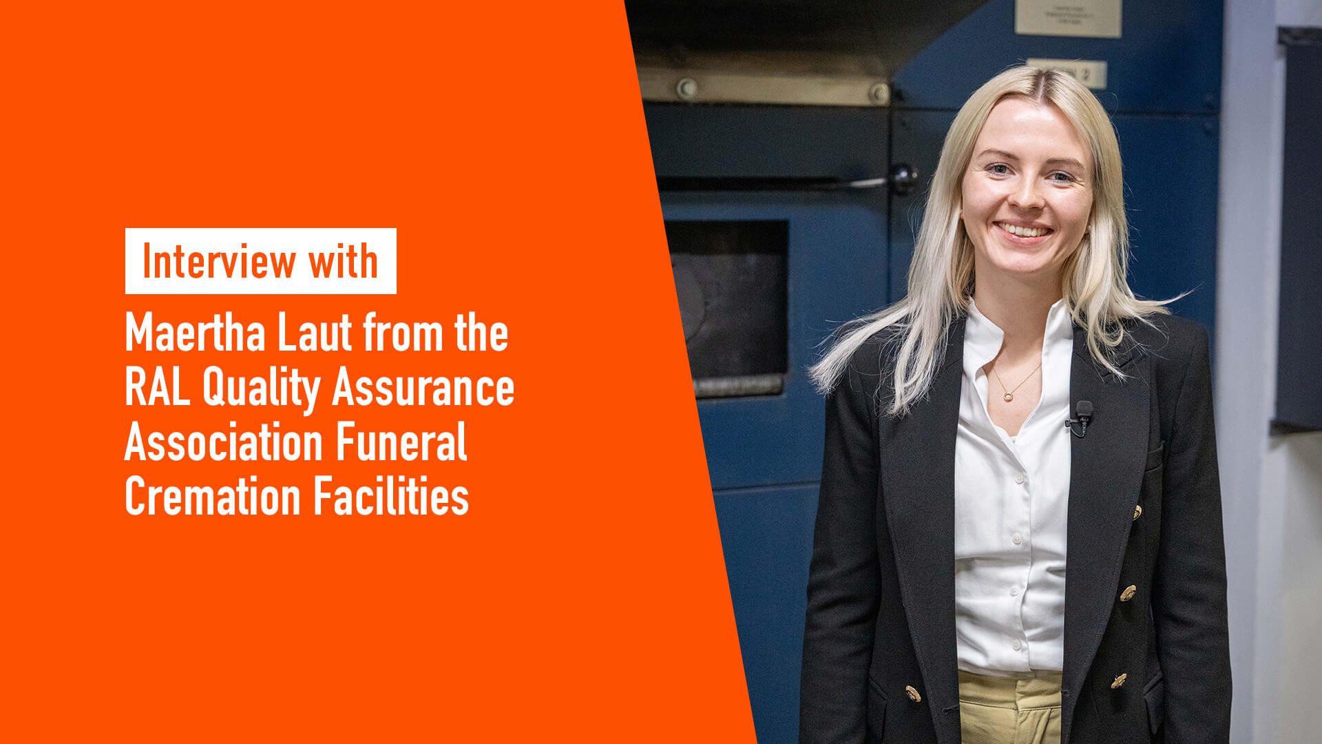 Maertha Laut from the RAL Quality Assurance Association Funeral Cremation Facilities