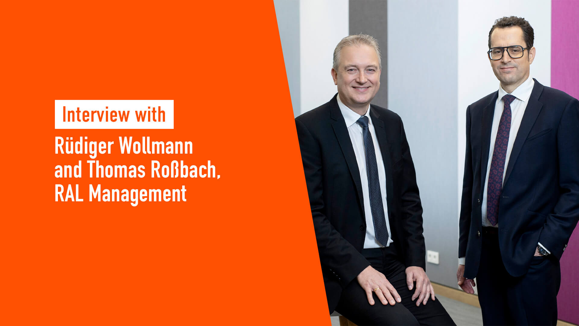 Ein Interview mit Rüdiger Wollmann und Thomas Roßbach, RAL Geschäftsführung